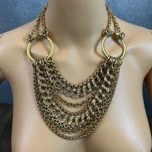 ELIZABETH COLE 24k plated brass sand Never Worn